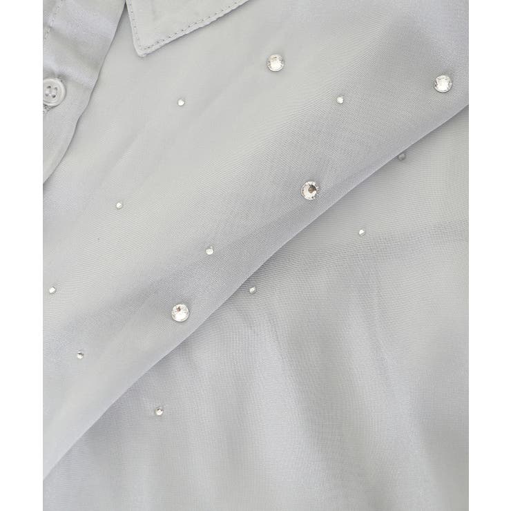 キラキラドロストシアーシャツ | MAJESTIC LEGON  | 詳細画像39 