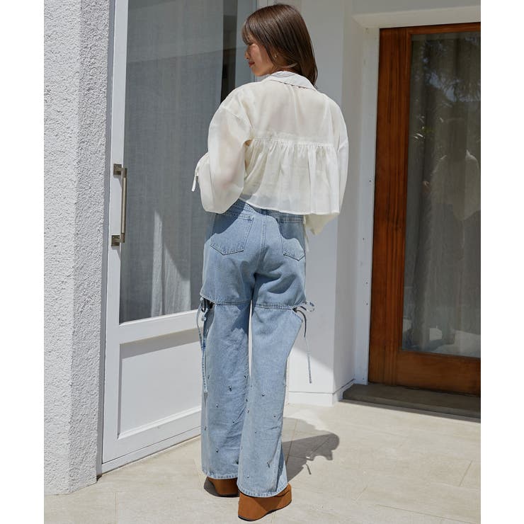 キラキラドロストシアーシャツ | MAJESTIC LEGON  | 詳細画像4 