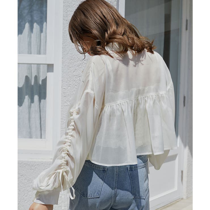 キラキラドロストシアーシャツ | MAJESTIC LEGON  | 詳細画像7 