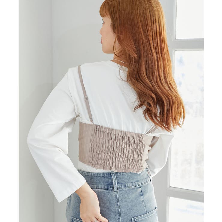 バイカラーフリルトリムビスチェ | MAJESTIC LEGON  | 詳細画像14 