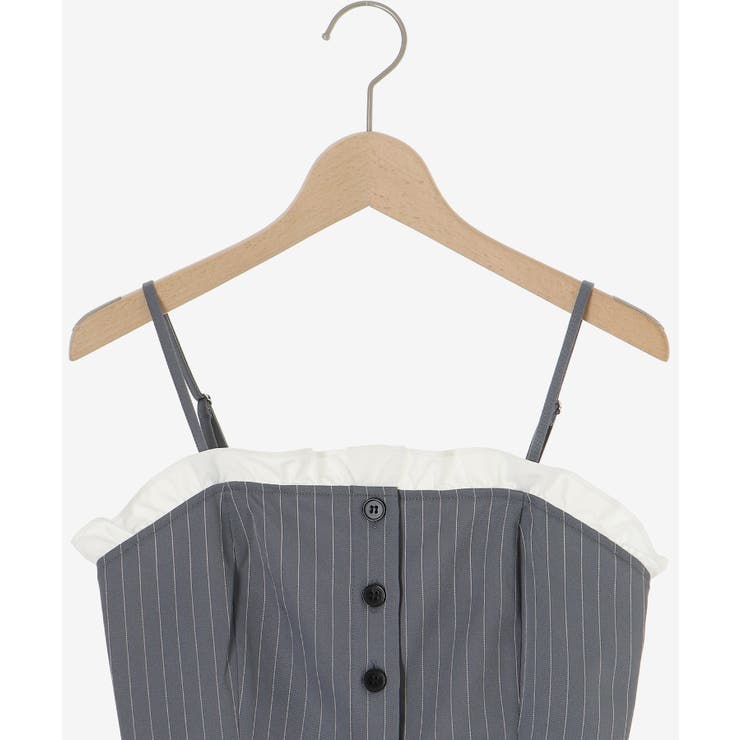 バイカラーフリルトリムビスチェ | MAJESTIC LEGON  | 詳細画像21 