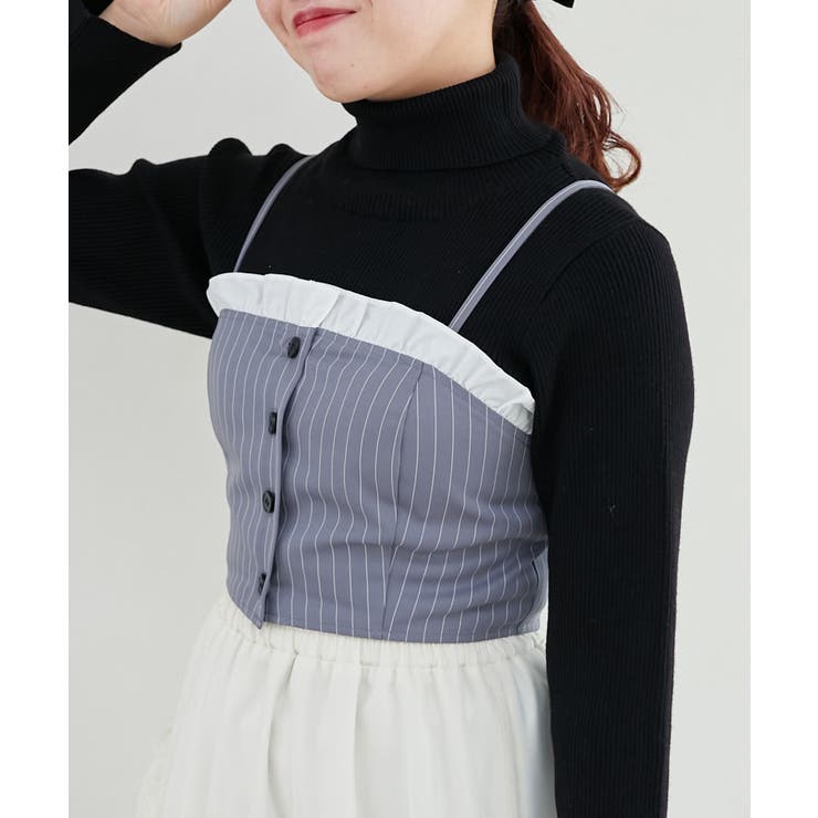 バイカラーフリルトリムビスチェ | MAJESTIC LEGON  | 詳細画像6 