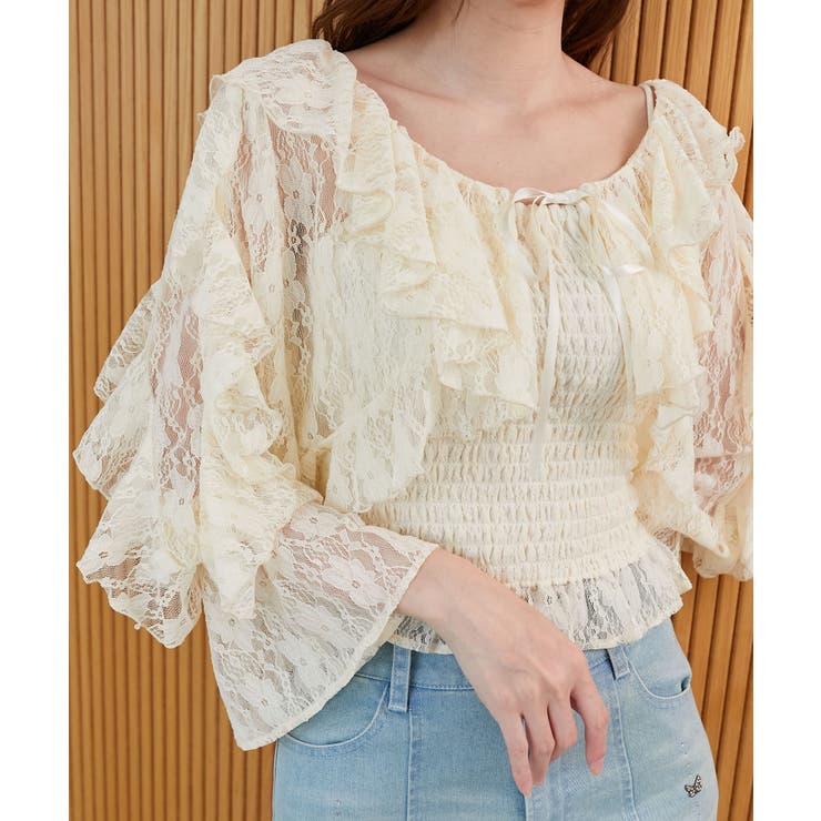 キャミセットフリルブラウス | MAJESTIC LEGON  | 詳細画像12 