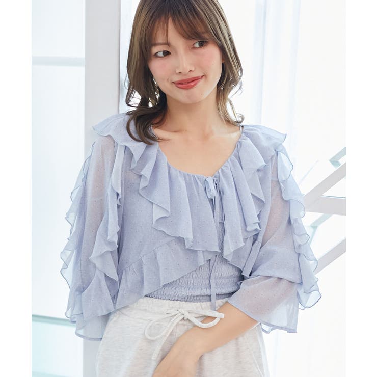 キャミセットフリルブラウス | MAJESTIC LEGON  | 詳細画像25 