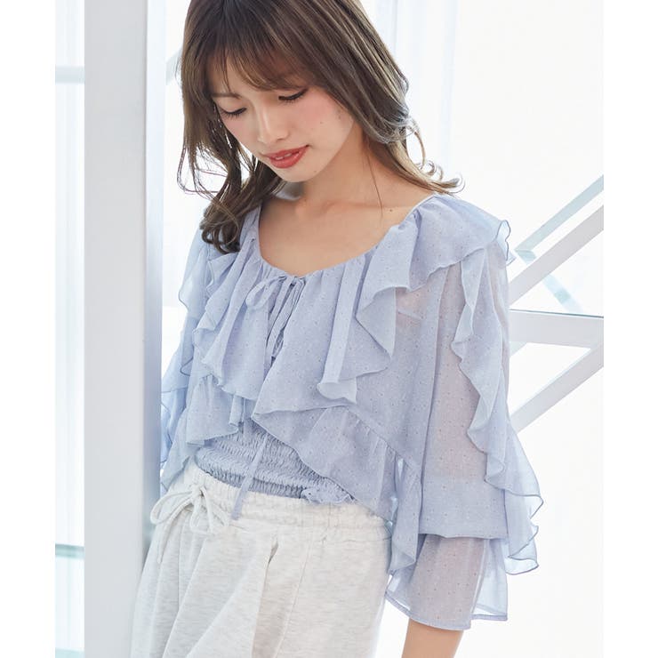 キャミセットフリルブラウス | MAJESTIC LEGON  | 詳細画像26 