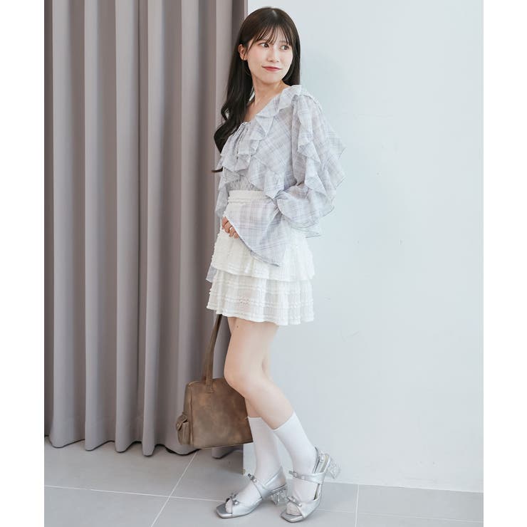 キャミセットフリルブラウス | MAJESTIC LEGON  | 詳細画像30 