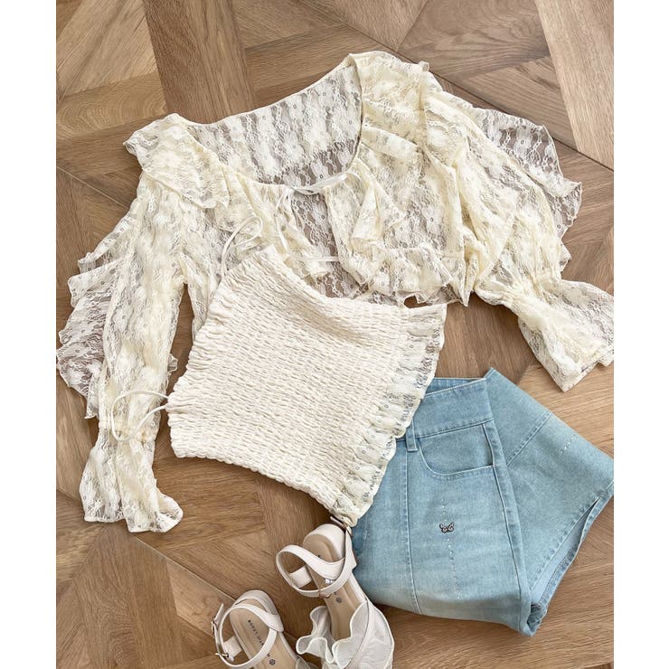 キャミセットフリルブラウス | MAJESTIC LEGON  | 詳細画像36 