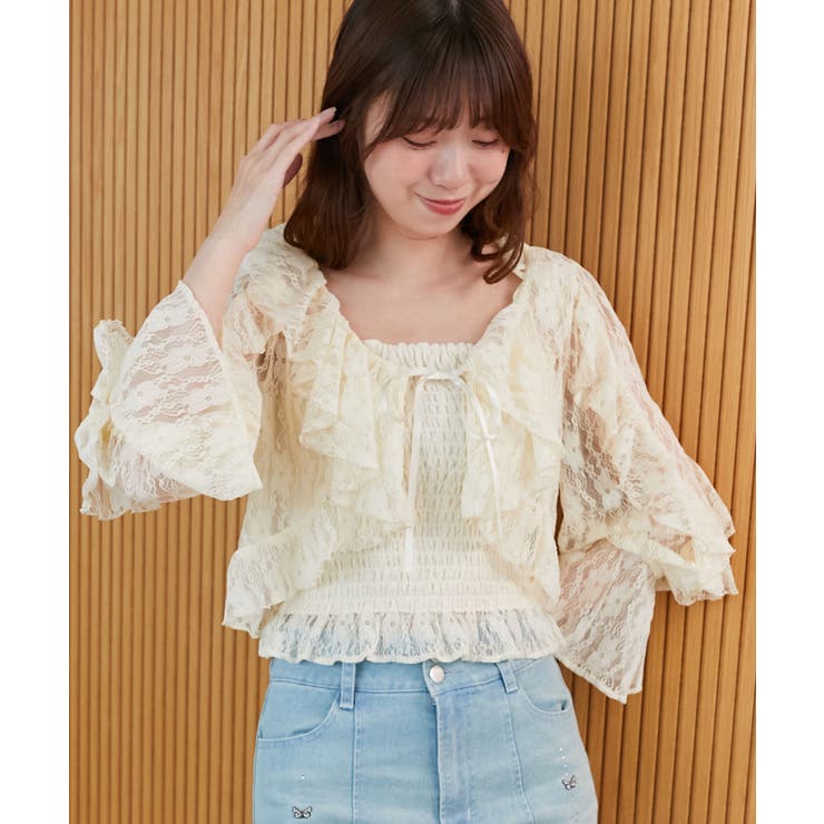 キャミセットフリルブラウス | MAJESTIC LEGON  | 詳細画像9 