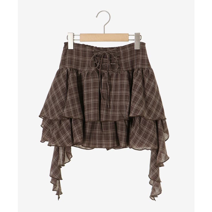 サイドラッフルティアードミニスカパン | MAJESTIC LEGON  | 詳細画像27 