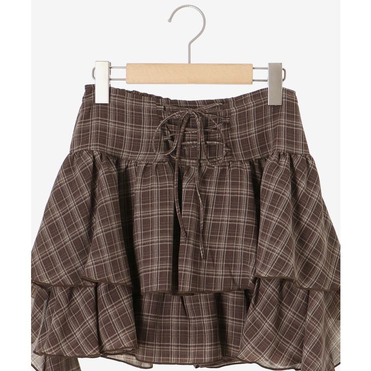 サイドラッフルティアードミニスカパン | MAJESTIC LEGON  | 詳細画像30 