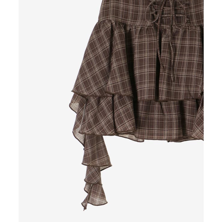 サイドラッフルティアードミニスカパン | MAJESTIC LEGON  | 詳細画像32 