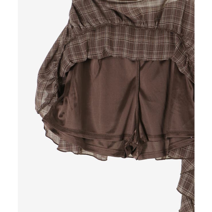 サイドラッフルティアードミニスカパン | MAJESTIC LEGON  | 詳細画像34 