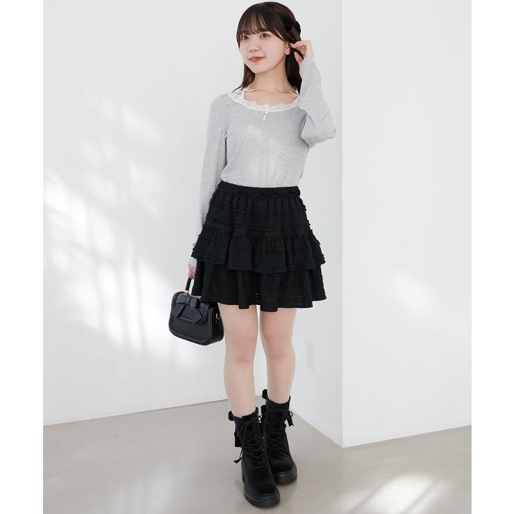 カットレースフリルミニスカパン | MAJESTIC LEGON  | 詳細画像10 