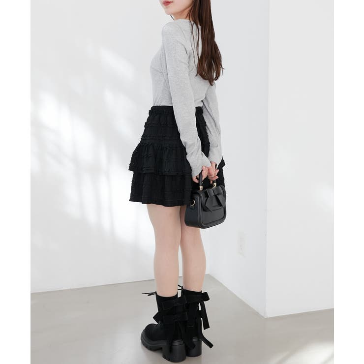 カットレースフリルミニスカパン | MAJESTIC LEGON  | 詳細画像12 