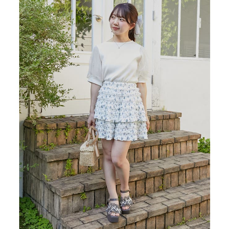 カットレースフリルミニスカパン | MAJESTIC LEGON  | 詳細画像25 