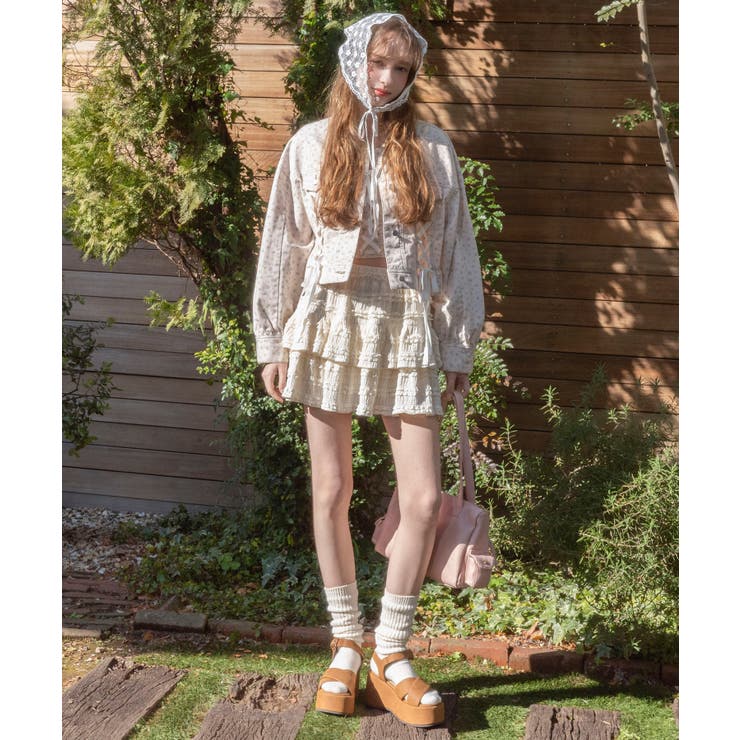 カットレースフリルミニスカパン | MAJESTIC LEGON  | 詳細画像35 