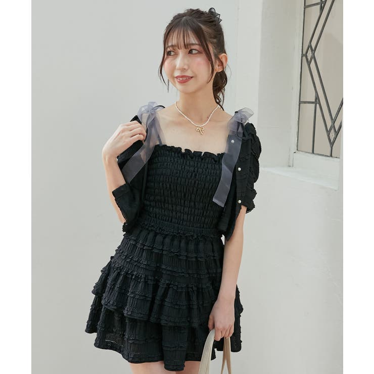 カットレースフリルミニスカパン | MAJESTIC LEGON  | 詳細画像7 