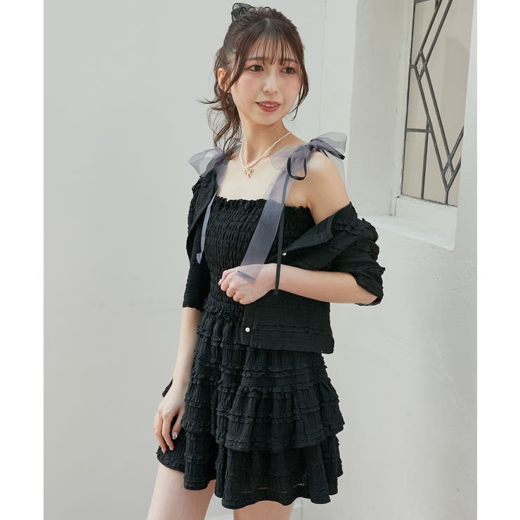 カットレースフリルミニスカパン | MAJESTIC LEGON  | 詳細画像8 