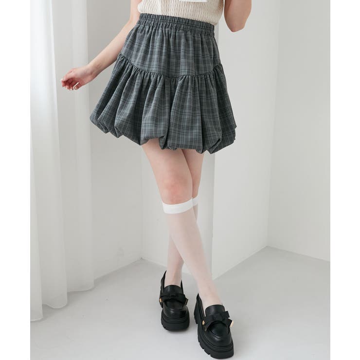 グレー柄 | バルーンミニスカパン | MAJESTIC LEGON 