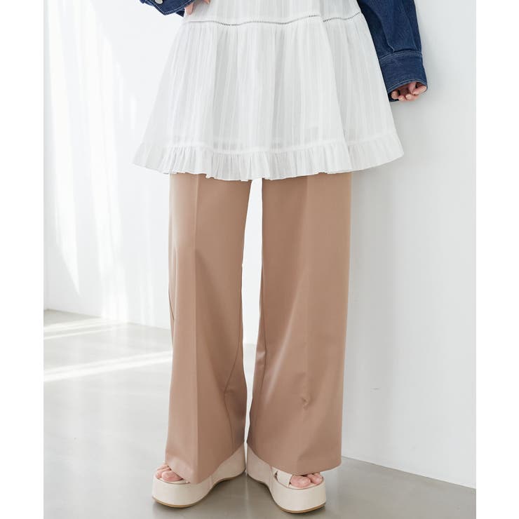 センタープレスタックワイドパンツ | MAJESTIC LEGON  | 詳細画像13 