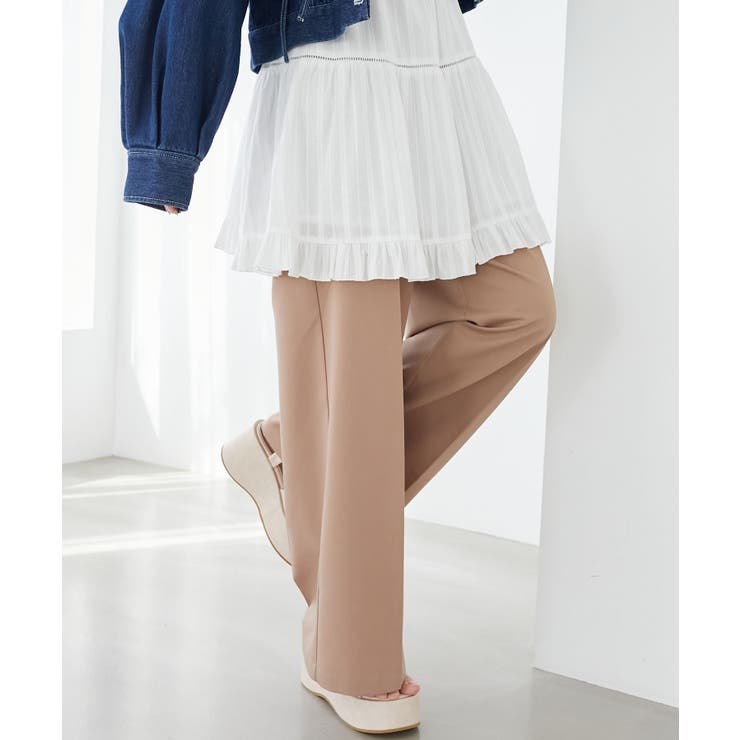 センタープレスタックワイドパンツ | MAJESTIC LEGON  | 詳細画像14 