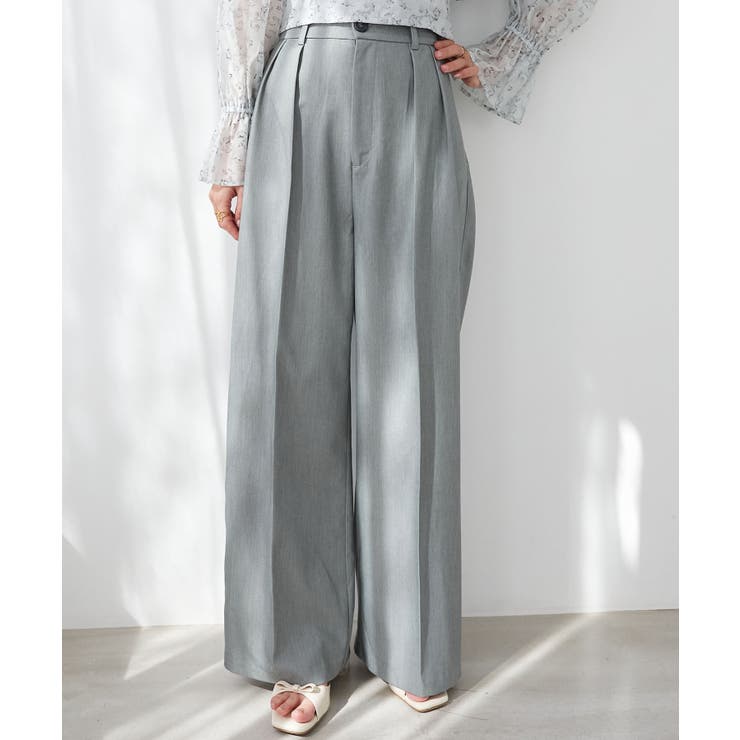 センタープレスタックワイドパンツ | MAJESTIC LEGON  | 詳細画像21 