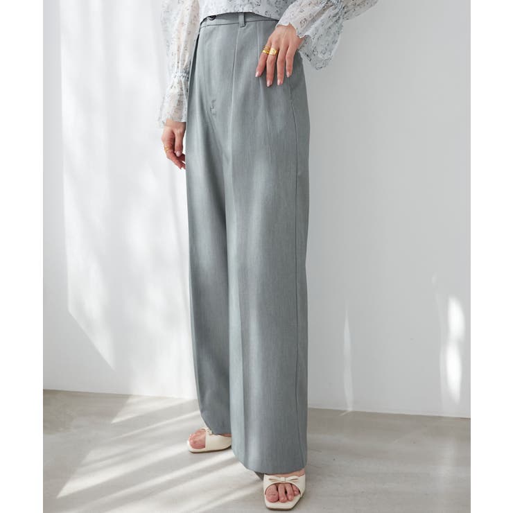 センタープレスタックワイドパンツ | MAJESTIC LEGON  | 詳細画像22 