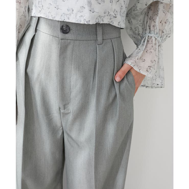 センタープレスタックワイドパンツ | MAJESTIC LEGON  | 詳細画像24 