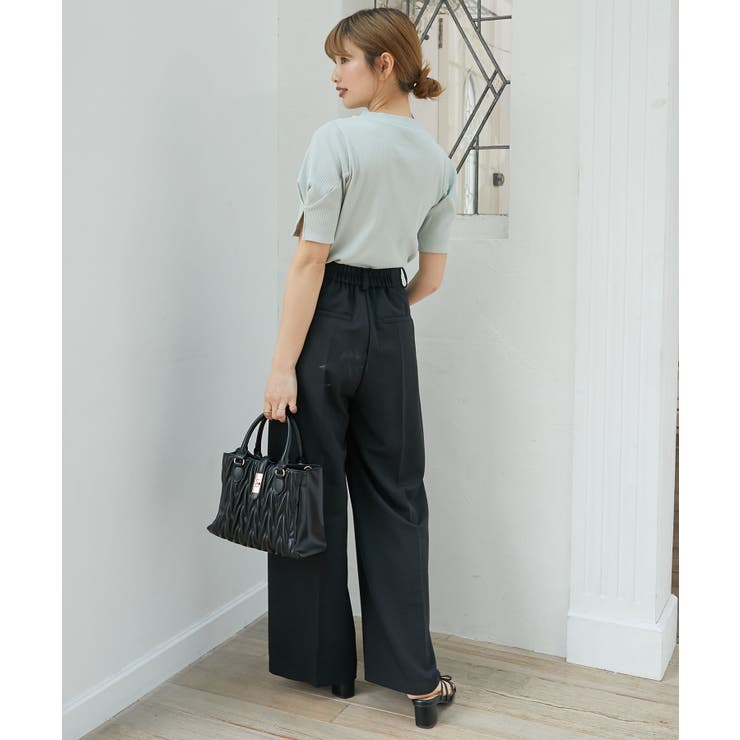 センタープレスタックワイドパンツ | MAJESTIC LEGON  | 詳細画像26 