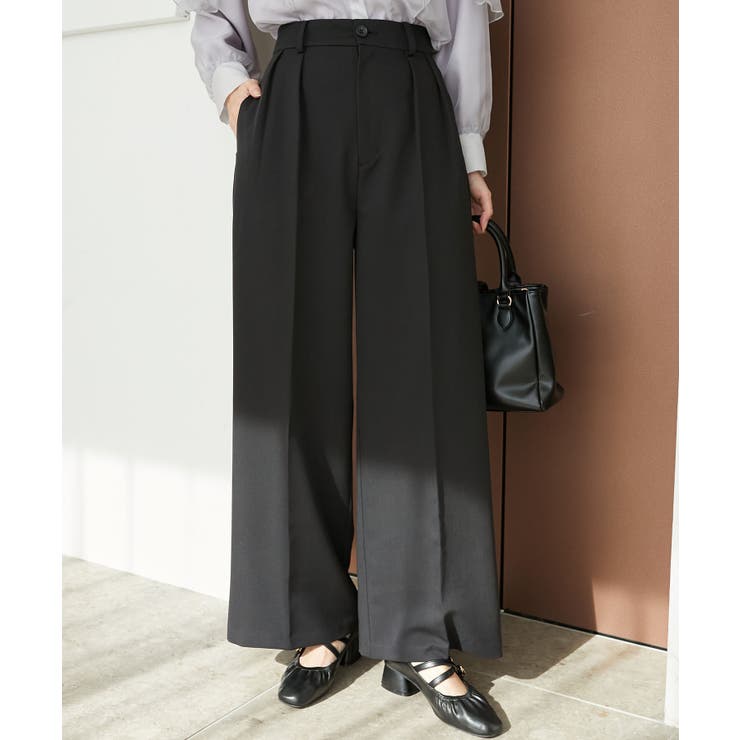 センタープレスタックワイドパンツ | MAJESTIC LEGON  | 詳細画像30 