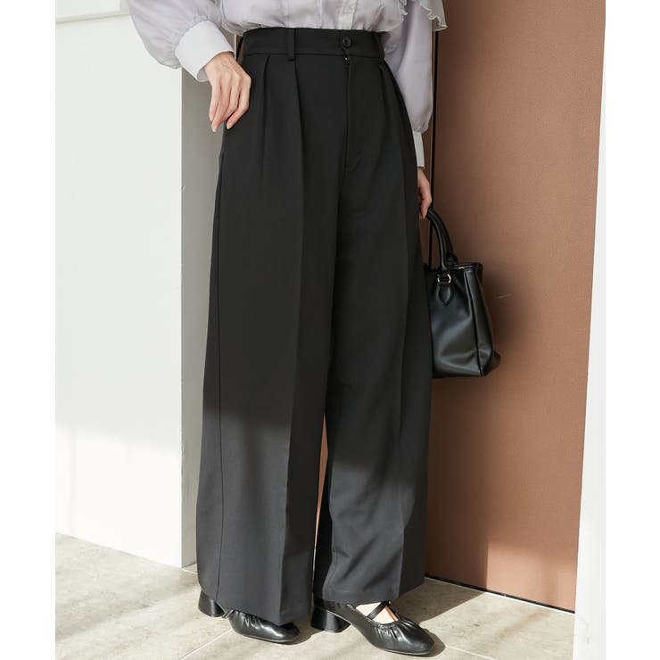 センタープレスタックワイドパンツ | MAJESTIC LEGON  | 詳細画像31 