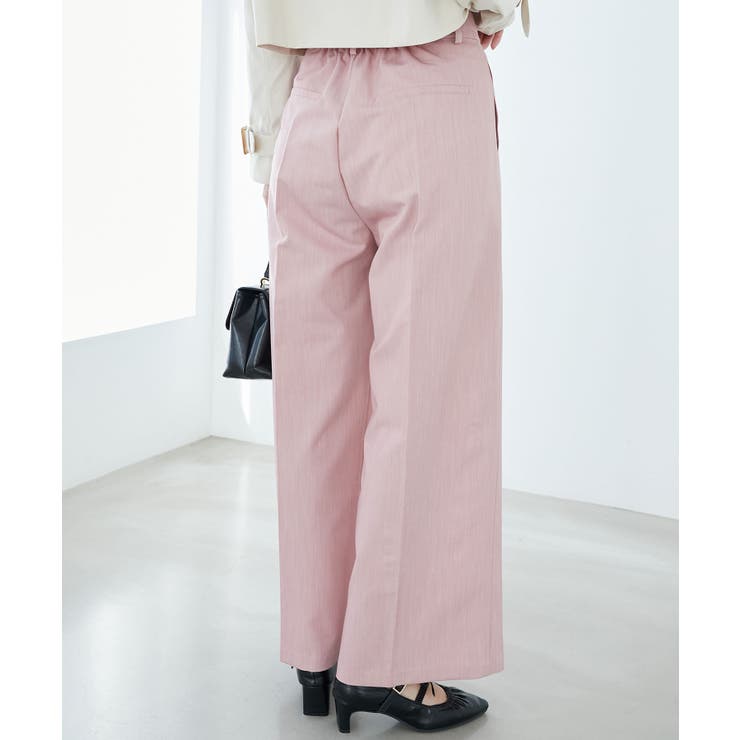 センタープレスタックワイドパンツ | MAJESTIC LEGON  | 詳細画像8 