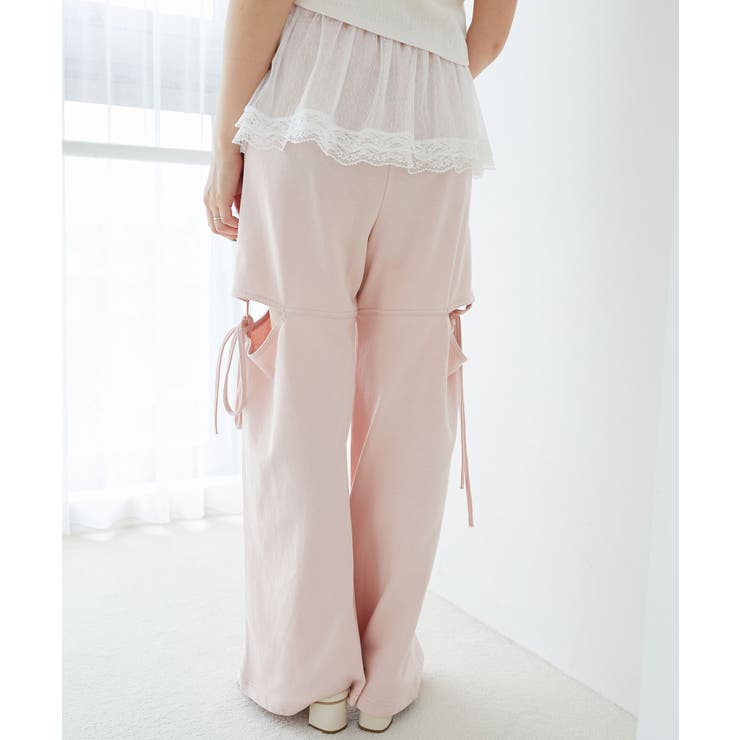 スリットビジュースウェットパンツ | MAJESTIC LEGON  | 詳細画像17 