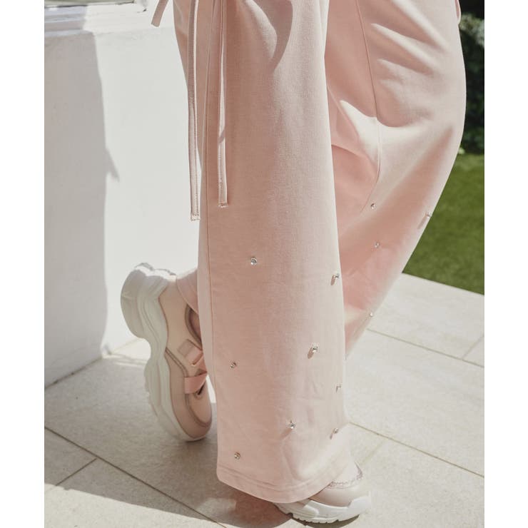 スリットビジュースウェットパンツ | MAJESTIC LEGON  | 詳細画像23 