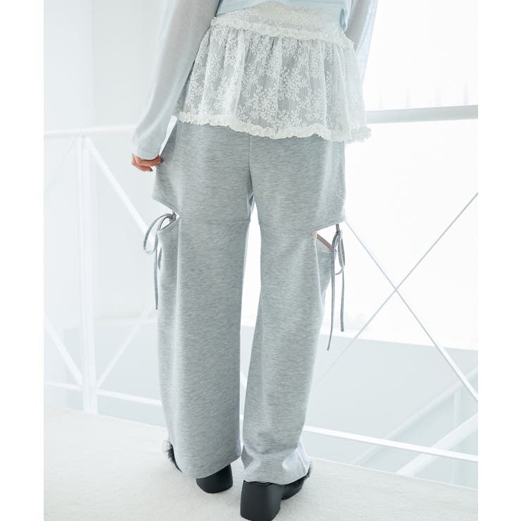 スリットビジュースウェットパンツ | MAJESTIC LEGON  | 詳細画像33 