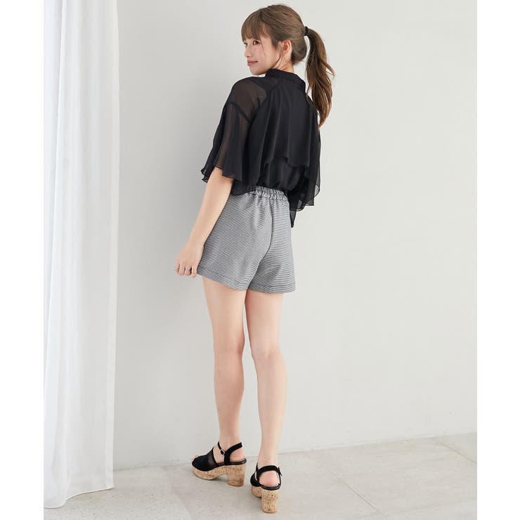 ベルト付きショートパンツ | MAJESTIC LEGON  | 詳細画像11 