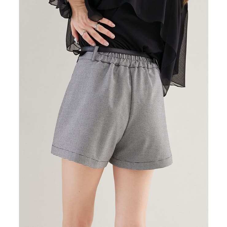 ベルト付きショートパンツ | MAJESTIC LEGON  | 詳細画像14 