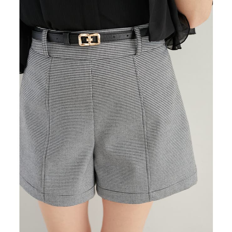 ベルト付きショートパンツ | MAJESTIC LEGON  | 詳細画像15 