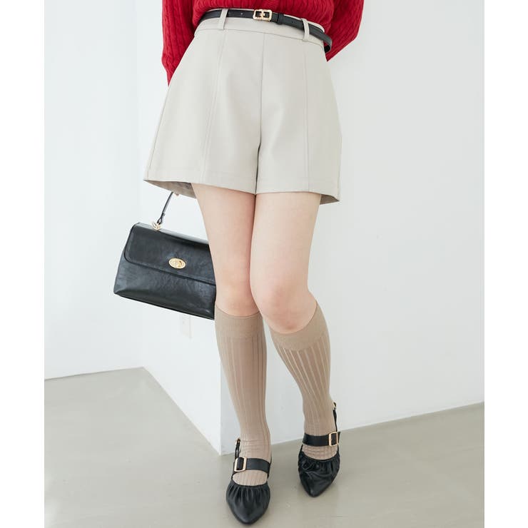 ベルト付きショートパンツ | MAJESTIC LEGON  | 詳細画像20 