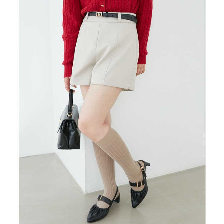 ベルト付きショートパンツ | MAJESTIC LEGON  | 詳細画像22 