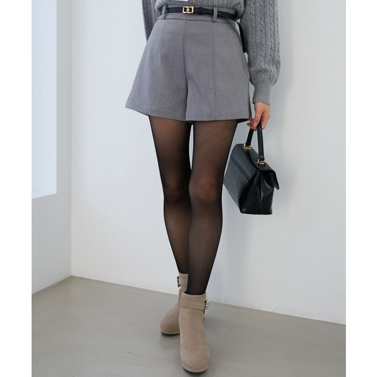 ベルト付きショートパンツ | MAJESTIC LEGON  | 詳細画像28 