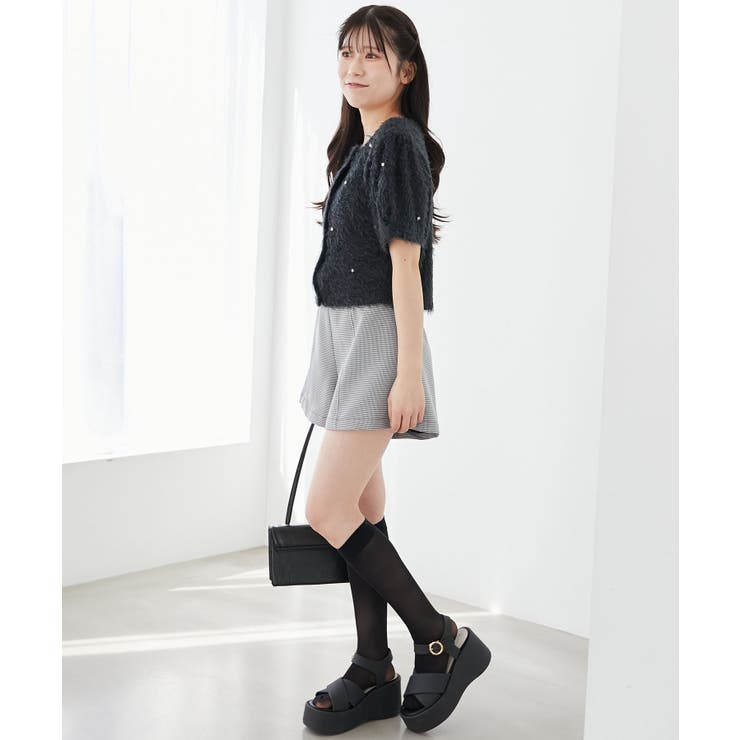 ベルト付きショートパンツ | MAJESTIC LEGON  | 詳細画像3 