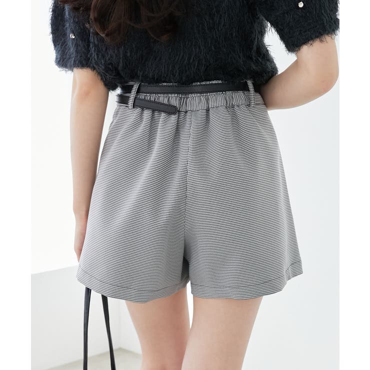 ベルト付きショートパンツ | MAJESTIC LEGON  | 詳細画像7 