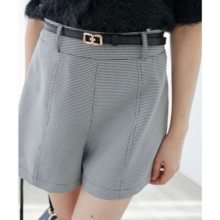 ベルト付きショートパンツ | MAJESTIC LEGON  | 詳細画像8 