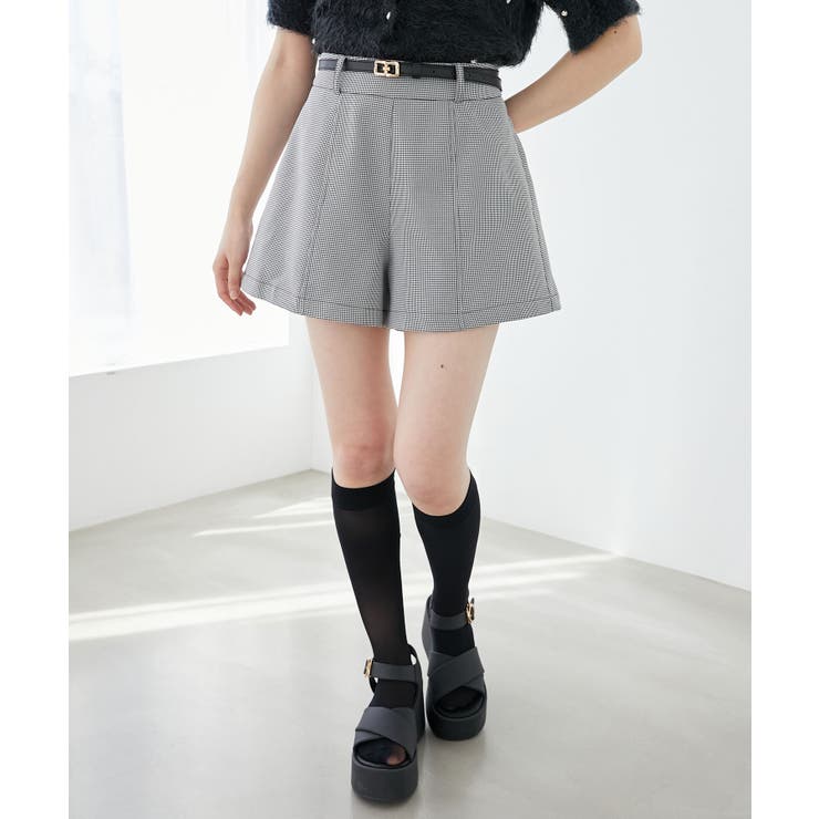 ブラックベース | ベルト付きショートパンツ | MAJESTIC LEGON 