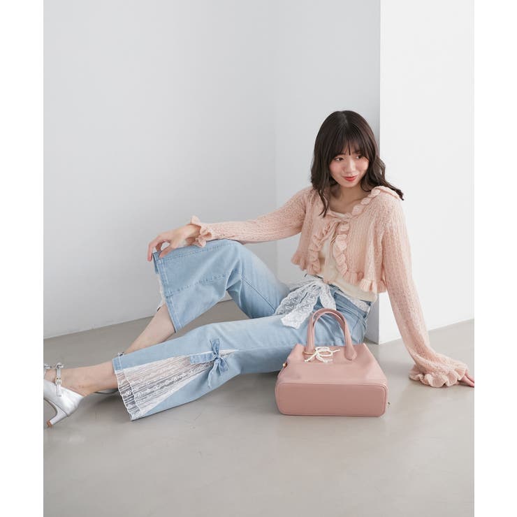 ◎レースベルトセット裾リボンデニム | MAJESTIC LEGON  | 詳細画像41 