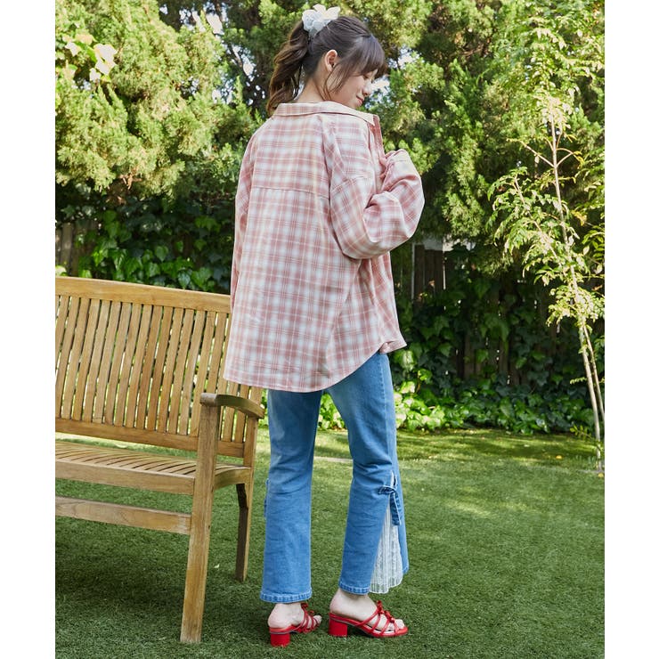 ◎レースベルトセット裾リボンデニム | MAJESTIC LEGON  | 詳細画像5 