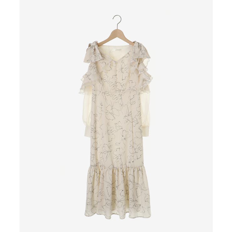 フリルリボン肩あきワンピース | MAJESTIC LEGON  | 詳細画像35 