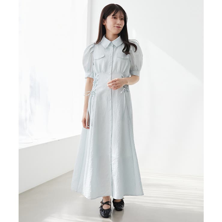 サイドレースアップシャツワンピース | MAJESTIC LEGON  | 詳細画像21 