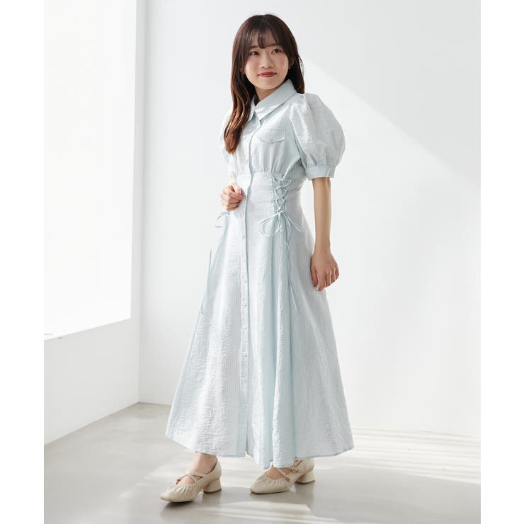 サイドレースアップシャツワンピース | MAJESTIC LEGON  | 詳細画像25 